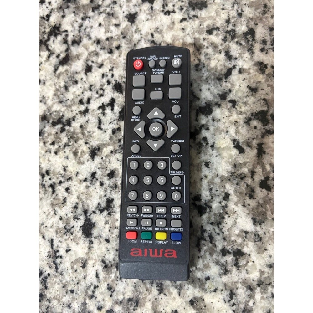 Aiwa Multimedia Remote Control for DVD TV USB HDMI Audio Systems